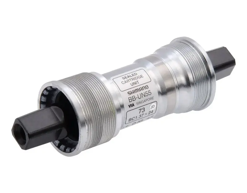 SHIMANO Shimano BB-UN55 Bottom Bracket - English, 68 x 107mm Spindle, Square Taper JIS