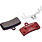 TEKTRO Tektro Q13RS Disc Brake Pad - Resin, 5mm Thickness, For 4-Piston Brake Calipers, Red