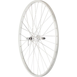 Rear Wheel - 700, QR x 130mm, Rim Brake, Freewheel, Silver, Clincher