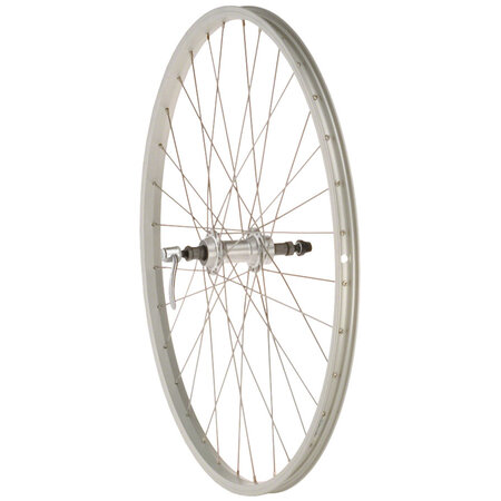 ARAYA 26 x 1.5 - 559 Rear Freewheel Quick Release Wheel, Silver