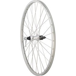 Rear Wheel - 26", QR x 135mm, Rim Brake, HG 10, Silver