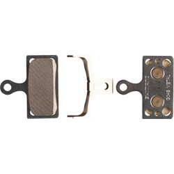 SHIMANO Shimano G04S-MX Disc Brake Pads and Springs - Metal Compound, Stainless Steel Back Plate