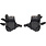 MICROSHIFT microSHIFT T38 Thumb-Tap Shifter Set, 7-Speed, Triple, Optical Gear Indicator, Shimano Compatible