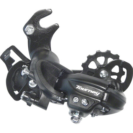 SHIMANO Shimano Tourney RD-TY300-SGS Rear Derailleur - 6,7 Speed, Long Cage, Black, Dropout Claw Hanger