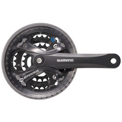 SHIMANO Shimano Acera FC-M361 Crankset - 170mm, 7/8-Speed, 42/32/22t, 104/64 BCD, Square Taper JIS Spindle Interface
