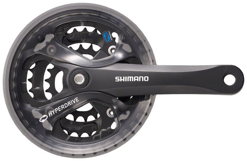 SHIMANO Shimano Acera FC-M361 Crankset - 170mm, 7/8-Speed, 42/32/22t, 104/64 BCD, Square Taper JIS Spindle Interface