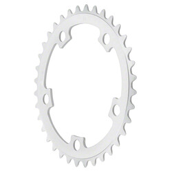 MSW MSW Chainring - 36T, 110mm BCD, Middle, Silvering Anodized Silver