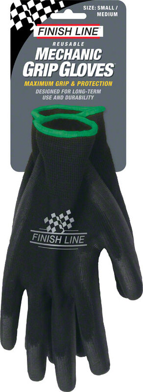 FINISH LINE Finish Line Mechanic's Grip Gloves, SM/MD