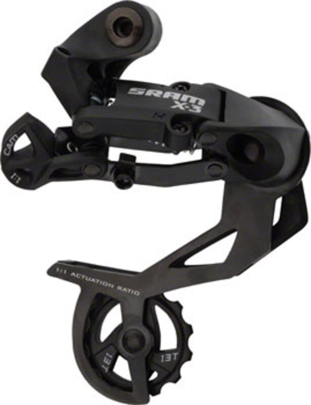 SRAM SRAM X3 Rear Derailleur - 7,8,9 Speed, Long Cage, Black