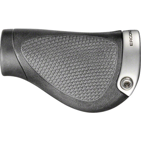 Ergon Ergon GP1 Grips - Lock-On, Twistshift, Large, Black/Gray