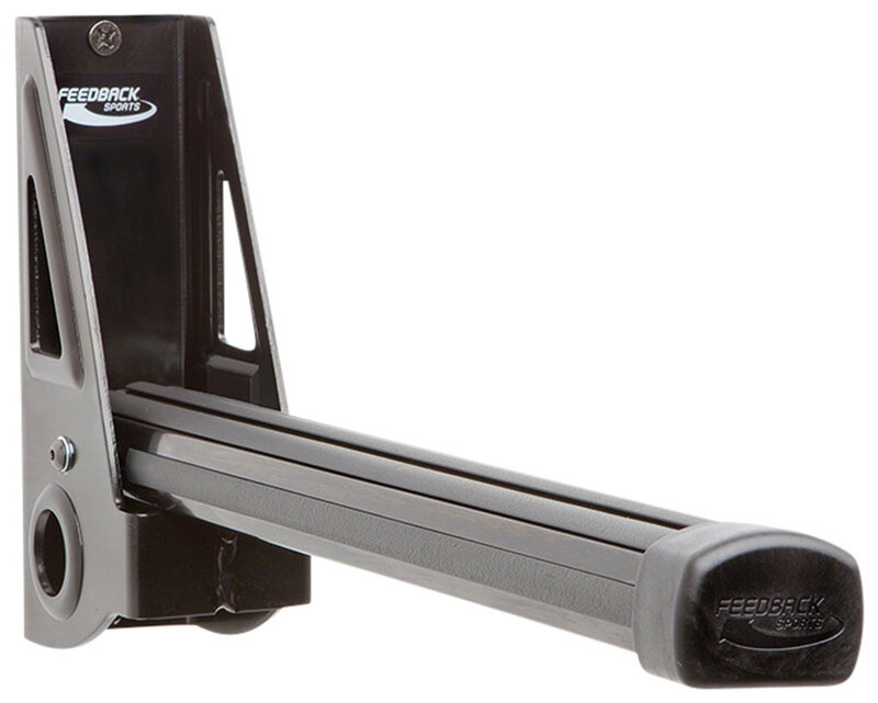 FEEBACK SPORTS LLC Feedback Sports Wall Post Display Stand - 1-Bike, Wall Mounted, Folding, Black