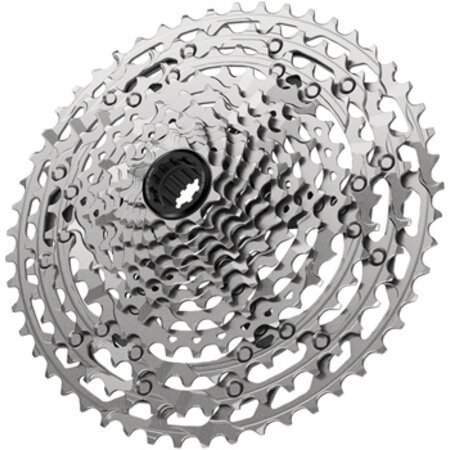 SHIMANO Shimano Deore CS-M6100-12 Cassette - 12-Speed, 10-51t, Silver, For Hyperglide+
