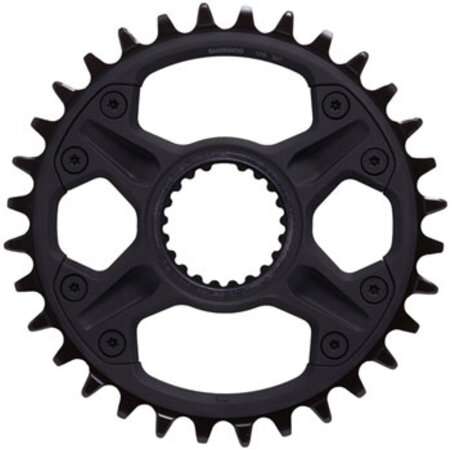 SHIMANO Shimano Deore FC-M6100-1 Direct Mount Chainring - 32t, 12-Speed, Black