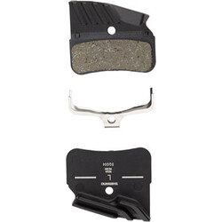 SHIMANO Shimano N03A-RF Disc Brake Pad and Spring - Resin Compound, Finned Alloy Back Plate, One Pair