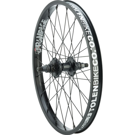 Rampage Rear Wheel - 20", 14 x 110mm, Rim Brake, RSD Cassette, Black, Clincher