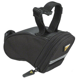 TOPEAK Topeak Aero Wedge Seat Bag - Strap-on, Micro, Black