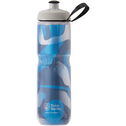 Polar Bottles Sport Insulated Contender Water Bottle - 24oz, Blue/Silver
