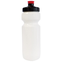 UC WATERBOTTLE 27 OZ WHITE w/BLACK CAP