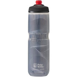 Polar Bottles Breakaway Insulated Jersey Knit Water Bottle - Charcoal, 24oz
