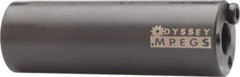 ODYSSEY Odyssey MPEG 14mm Pegs with 3/8" Adaptor Sold In Pairs Black