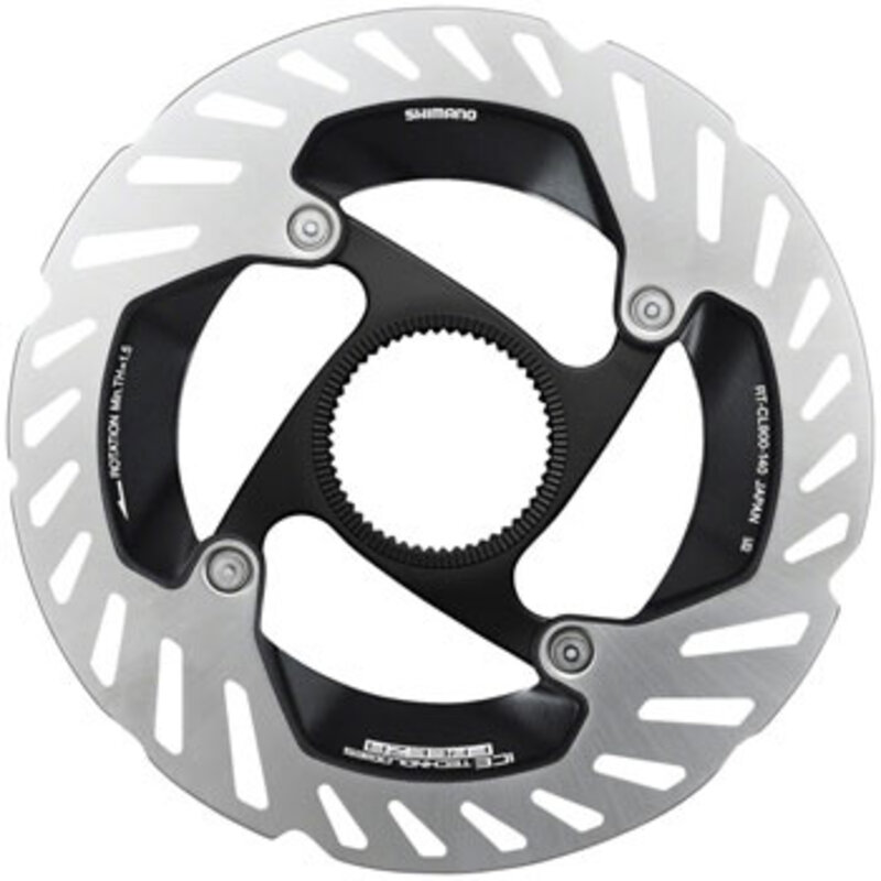 SHIMANO Shimano Dura-Ace RT-CL900 Disc Brake Rotor with Lockring - 140mm, CenterLock, Silver