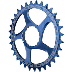 RACEFACE RaceFace Narrow Wide Chainring: Direct Mount CINCH, 34t, Blue