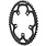 Full Speed Ahead Pro Road Chainring - 52t, 110 BCD, Aluminum, N11, Black
