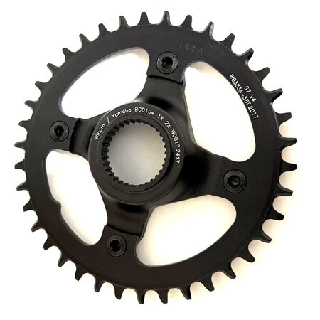 FSA E Bike Chainring 104 BCD 38t for PW-X includes spider fits Yamaha W0017