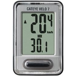 CATEYE CatEye Velo 7 Bike Computer - Wired, Black