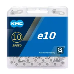 KMC KMC e10 eBike Chain - 10 Speed, 136 Links, Silver