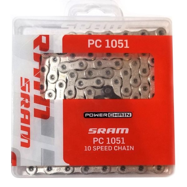 SRAM SRAM PC-1051 Chain - 10-Speed, 114 Links, Silver