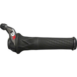 SRAM SRAM X01 Eagle 12-Speed GripShift Shifter with Discrete Clamp, Black with Red Logo