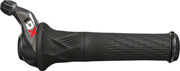 SRAM SRAM X01 Eagle 12-Speed GripShift Shifter with Discrete Clamp, Black with Red Logo