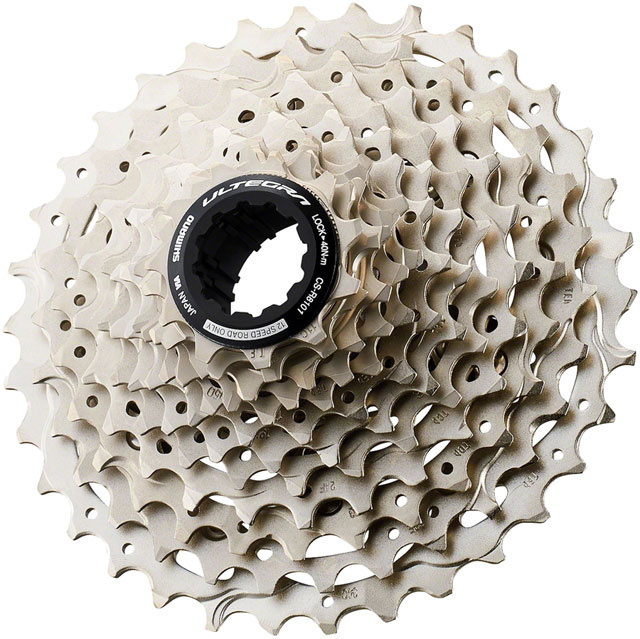 SHIMANO Shimano Ultegra CS-R8101 Cassette - 12-Speed, 11-30t, Silver