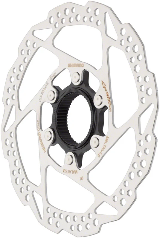 SHIMANO Shimano Altus SM-RT10-S Disc Brake Rotor - 160mm, Center Lock, For Resin Pads Only