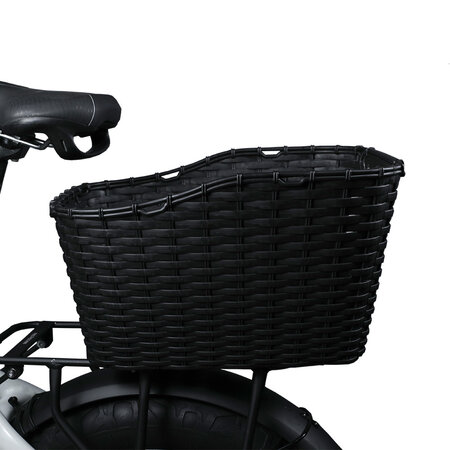 SERFAS BASKET - WOVEN POLY REAR BLACK