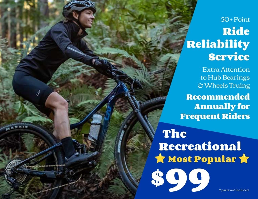 The Ride eliability Service Package -$99