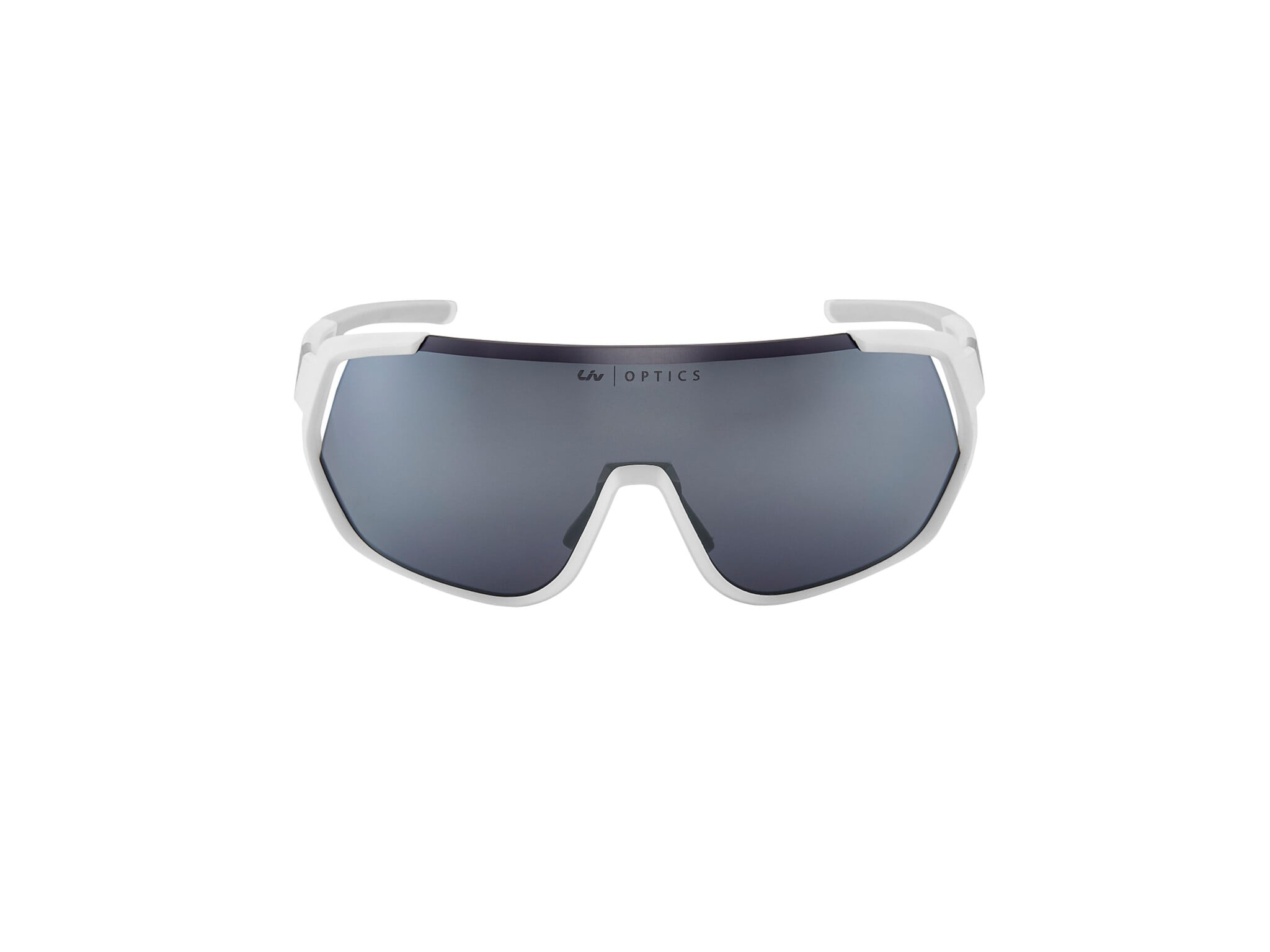 LIV Agos Sunglasses White/Silver Lens