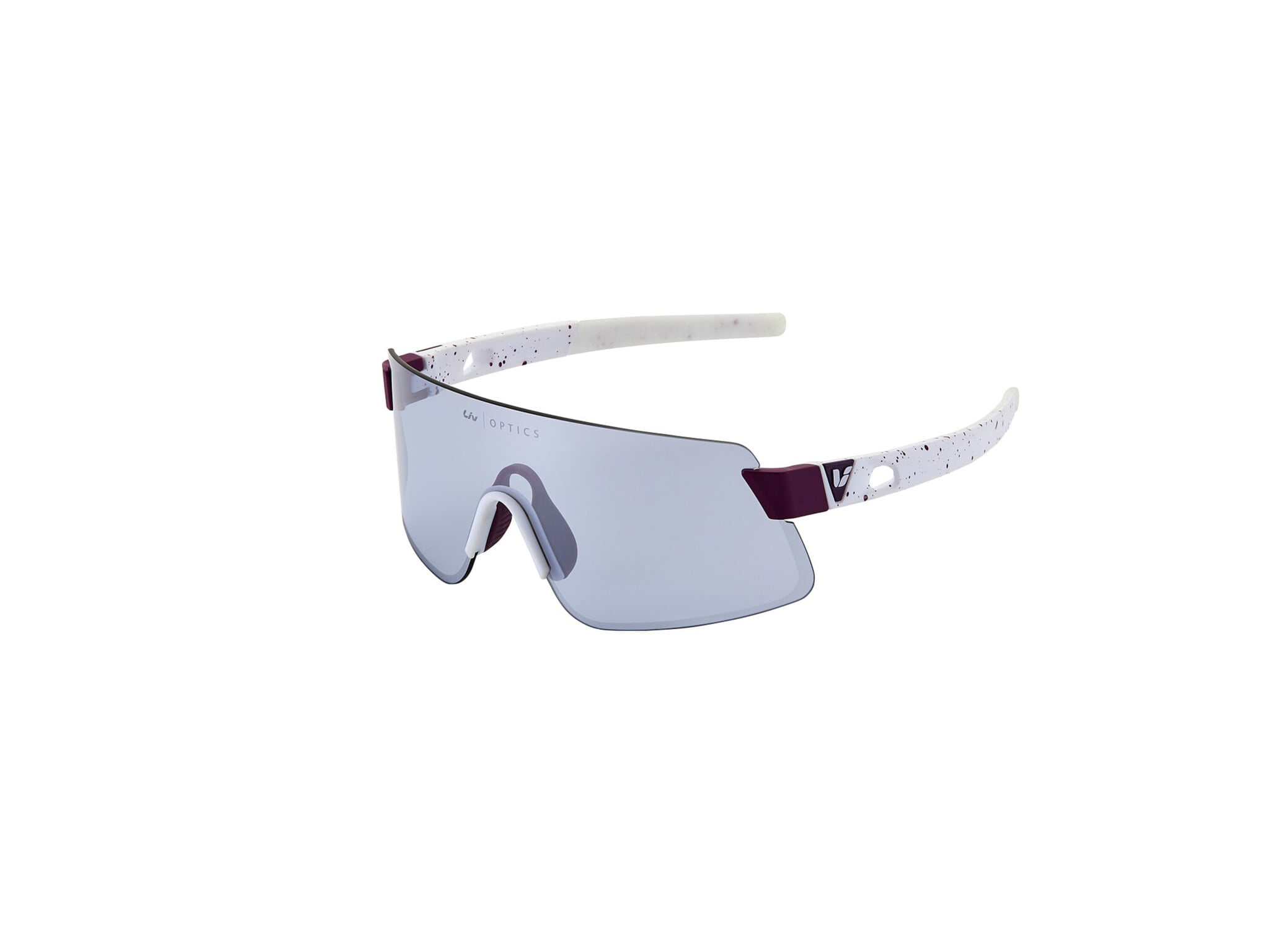 Giant Helio Sunglasses White/Smoke Fotovis Lens