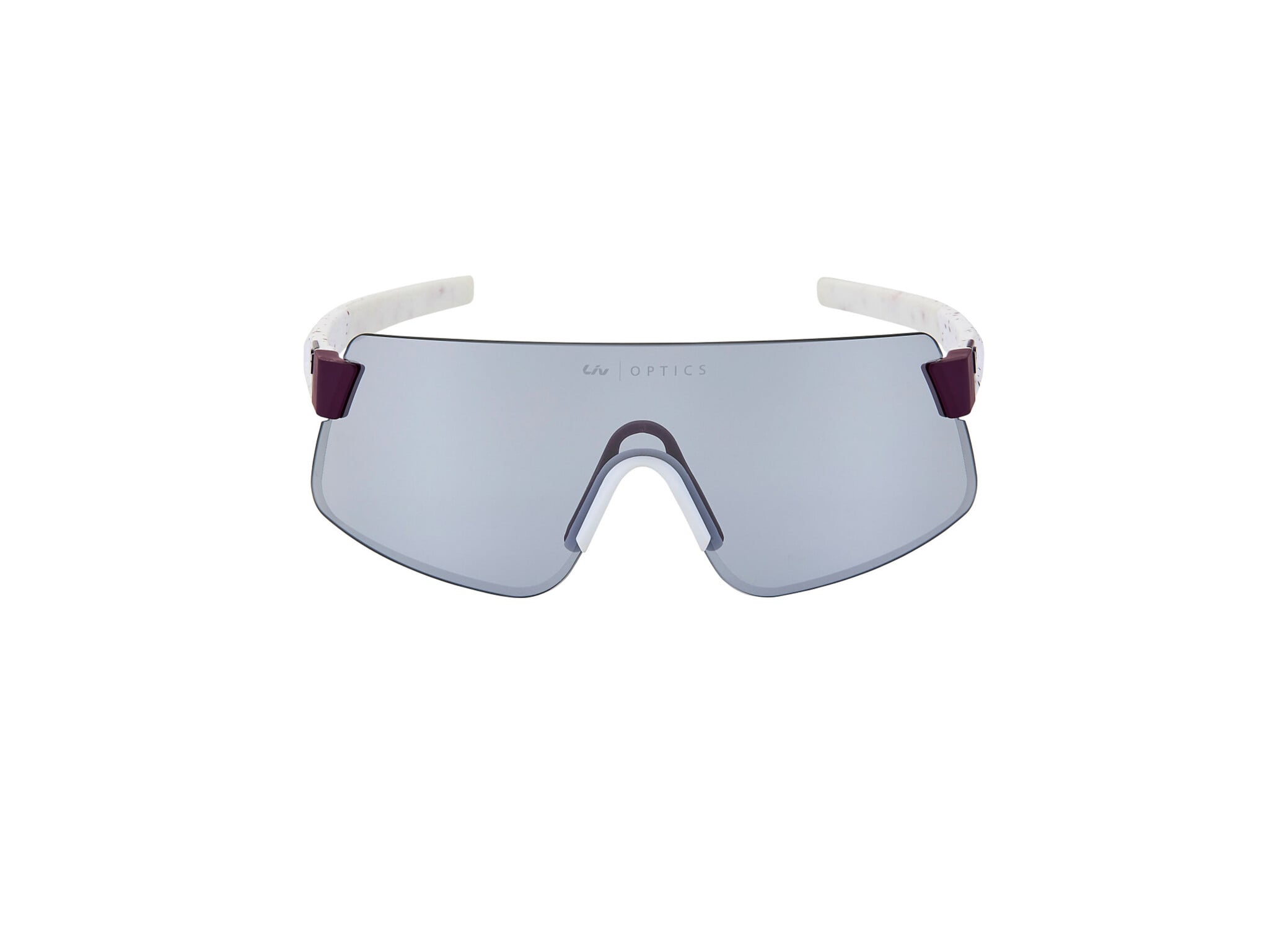 Giant Helio Sunglasses White/Smoke Fotovis Lens