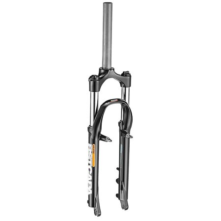 RST RST CAPA T Suspension Fork - 26", 1-1/8" Threadless Steerer, 80mm, 100x9mm, Rim and Disc, Black