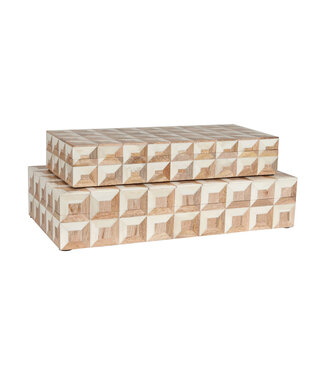 Naima Decorative Boxes, Set of 2