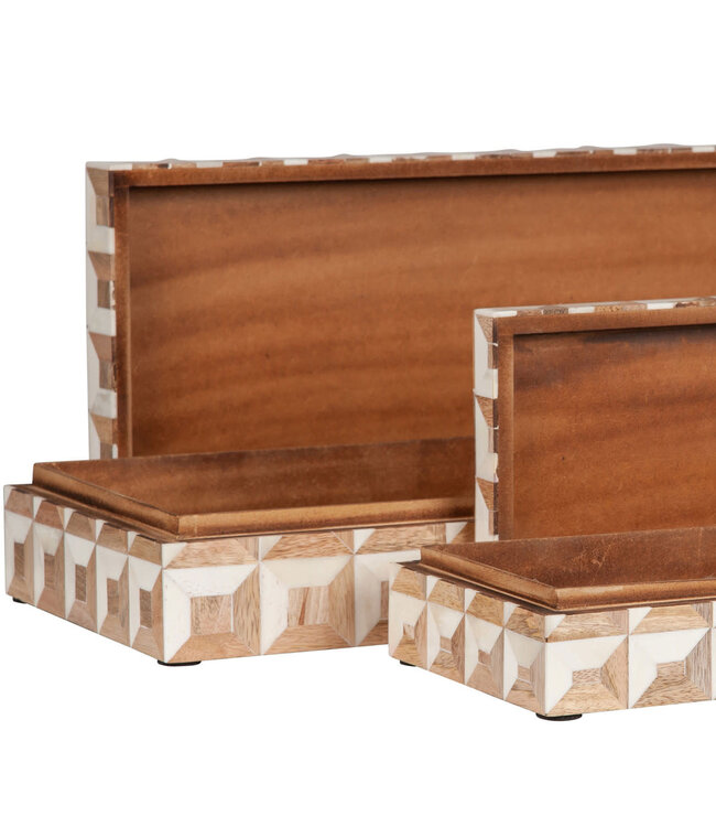 Naima Decorative Boxes, Set of 2