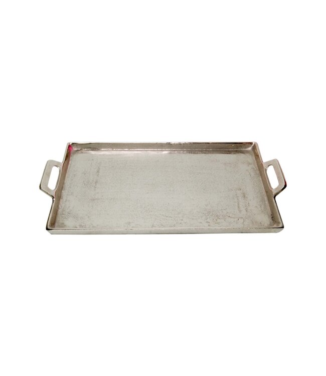 Aluminum Tray with Handles, Medium