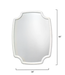 White Selene Mirror