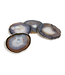 Gemstone Agate Coasters - Smoke