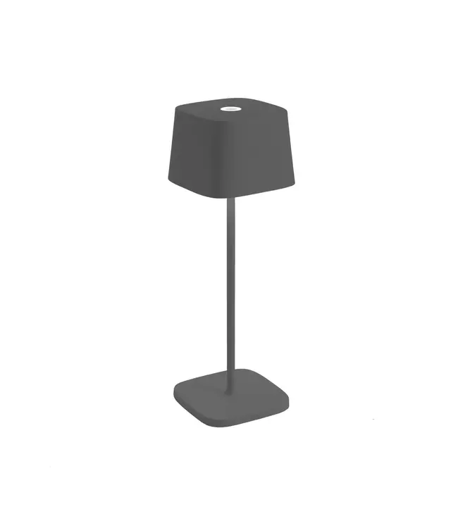 Ofelia Cordless Table Lamp, Dark Grey