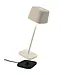 Ofelia Cordless Table Lamp, Dark Grey