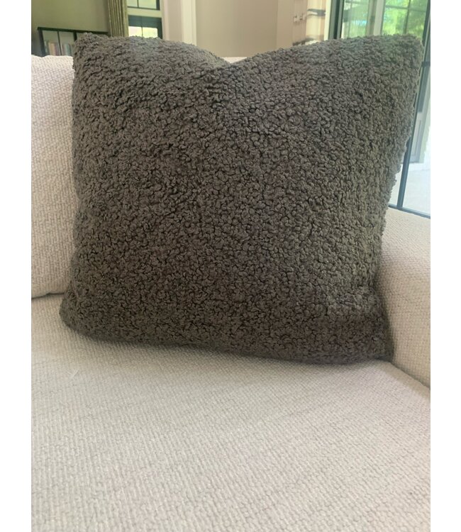 Angelina Charcoal Pillow