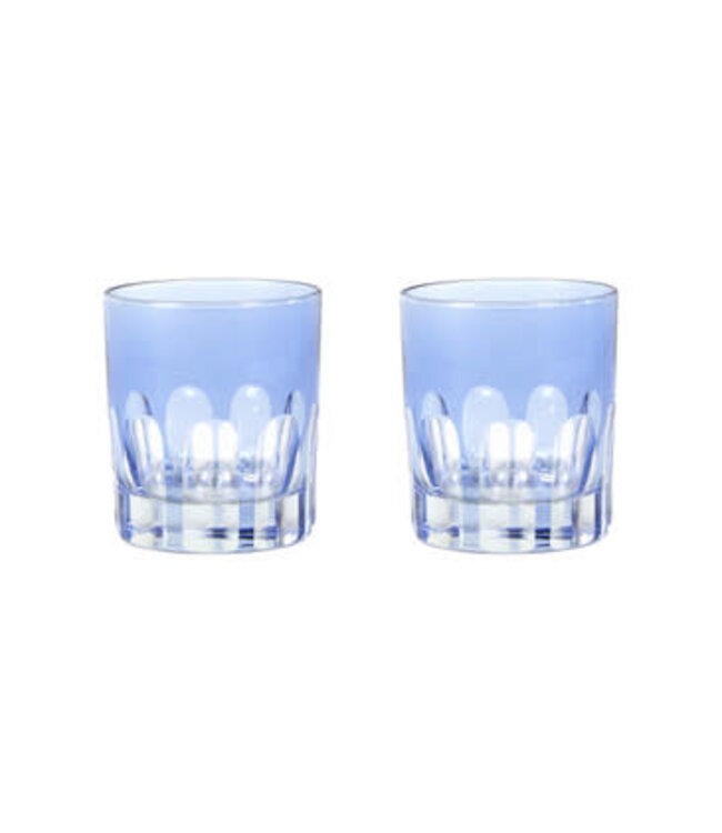 Rialto Glass Old Fashioned/Thistle, Set of 2